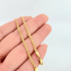 13 Pulso Chino 2.65gr / 18.5cm / 2.3mm Oro Amarillo 18K