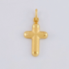 1 Dije Cruz Mate 1.15 g / 2.5 cm Oro Amarillo 18K