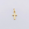 Dije Cruz Lisa 0.15 g / 1.4 cm Oro Amarillo 18K