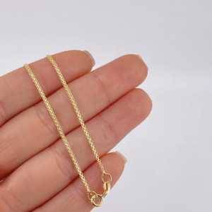 19 Cadena China 3.3 g / 61.5 cm / 1.5 mm Oro Amarillo 18K