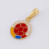 46 Dije Escudo Selección 2 g / 2.5 cm Oro Amarillo 18K