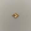 Herraje trebol diamantado Oro amarillo 18k 0,85 Gr / 1 Cm