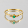 ChatGPT Image 5 jun 2026, 02_35_54 p.m. Anillo Solitario Ojo Esmeralda Diamantes 1.35gr / T7 1/4 / Oro Amarillo 18K