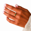 ChatGPT Image 6 jun 2026, 17_03_46 Anillo Solitario Ojo Esmeralda Diamantes 1.35gr / T7 1/4 / Oro Amarillo 18K