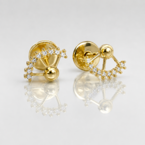 ChatGPT Image 9 jun 2026, 14_04_17 Topos Circones Blancos Oro amarillo 18k 0,7 Gr / 7,5 mm