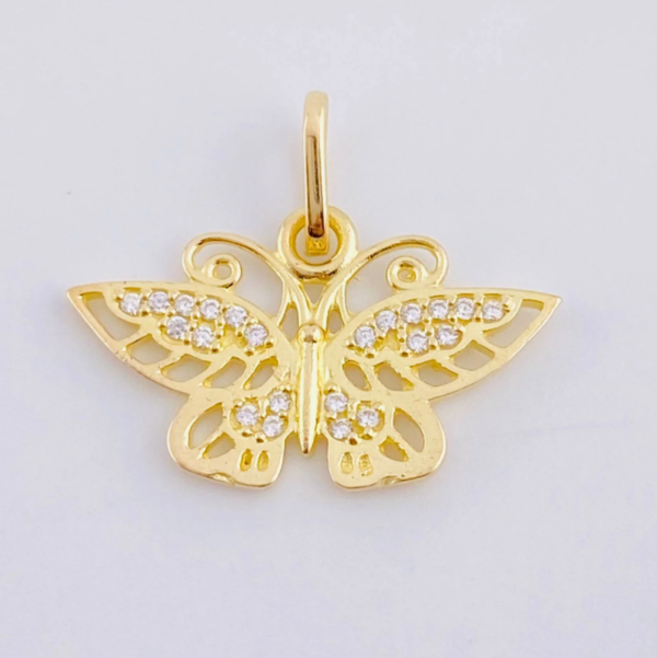Dije Mariposa 1.3 g / 2.7 cm Oro Amarillo 18K