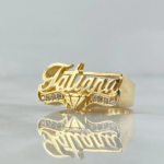 Screenshot_100 Fabricacion Bajo Pedido Anillo Nombre Diamante Personalizado 7gr / Circones Blancos Oro Amarillo 18K