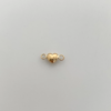 Herraje Corazon Inflado Oro amarillo 18k 0,3 Gr / 1,0 Cm