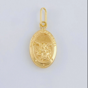 Dije San Miguel Arcangel 0.6 g / 2 cm Oro Amarillo 18K
