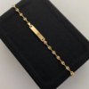 Pulso bebé Gc Placa Oro amarillo 18k 2,10 Gr / 3,4 mm / 16 Cm Broche 0,40