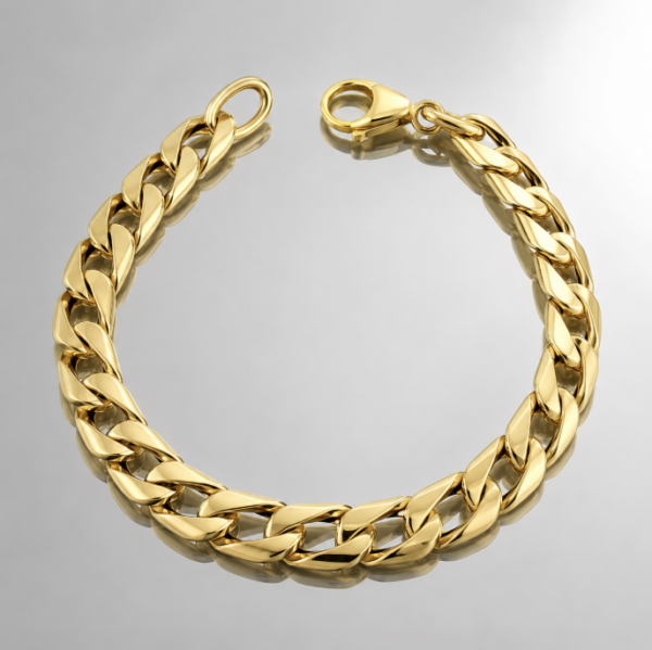 Pulso Panzer 9 g / 21.6 cm / 8 mm Oro Amarillo 18K