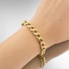Pulso Panzer 9 g / 21.6 cm / 8 mm Oro Amarillo 18K