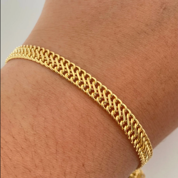 Pulso It sedusa Oro amarillo 18k +1 / 6,05 Gr / 6,22 mm / 19,5 Cm