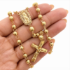 Screenshot_160 Rosario Bola Diamantada virgen guadalupe Casting Oro amarillo 18k +1 / 14,75 Gr / 5 mm / 60 Cm