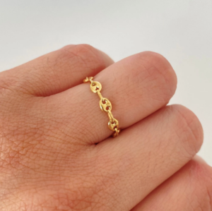 Screenshot_17 Anillo gc Oro amarillo 18k / Talla 6 1/4 / 0,7 Gr