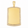 Screenshot_171 Dije Placa Rectangular Ovalada 5 g / 3.7 cm Oro Amarillo 18K