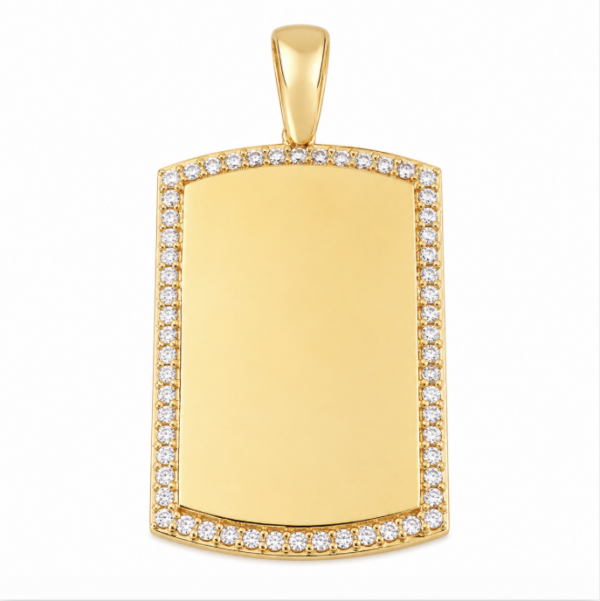 Screenshot_171 Dije Placa Rectangular Ovalada 5 g / 3.7 cm Oro Amarillo 18K