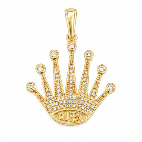 Dije Corona 4.7gr / 3.5cm / Oro 18K