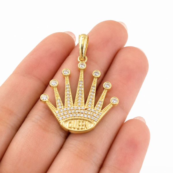 Dije Corona 4.7gr / 3.5cm / Oro 18K