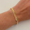 Pulso It cubano especial Oro amarillo 18k +1 / 5,35 Gr / 5,08 mm / 20 Cm .317.000