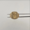 Screenshot_42 Anillo San miguel arcangel cuadrado circones blancos Oro amarillo 18k / Talla 9 1/2 / 7 Gr / 7,5 mm