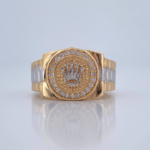 Screenshot_56 Anillo Correa Corona 8.4gr / T10 1/2 / Dos Oros Amarillo Blanco 18K