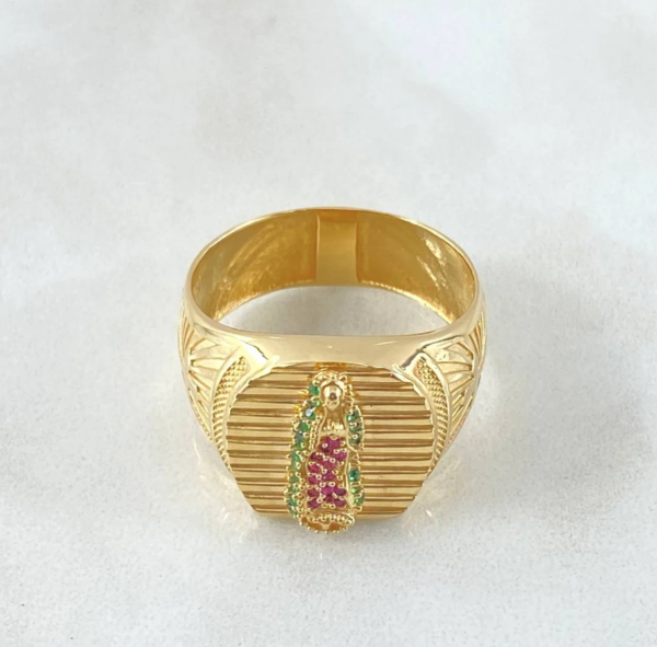 Anillo Milagrosa Radial 6.75gr / T9 3/4 / Oro 18K