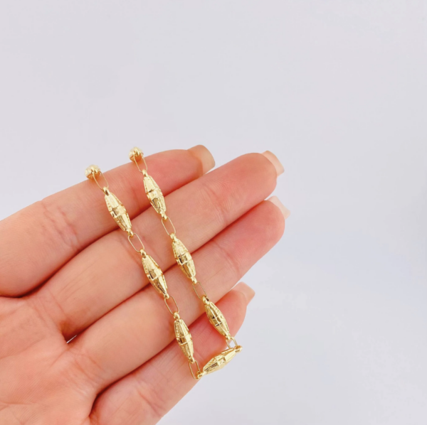 Screenshot_70 Cadena Rustica Dubai 10.7gr / 65cm / 4.2mm Oro Amarillo 18K