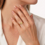 Screenshot_74 Anillo Corazón Diamantado 1.05 g / T 9 1/4 Oro Amarillo 18K