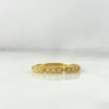 Anillo Triple Segmento 1.5gr / T6 1/2 / Circones Blancos Oro Amarillo