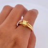 Screenshot_89 Anillo Dos Lineas 5.05gr / T5 3/4 / Diamante Amarillo 50pts Oro Amarillo (Joya)