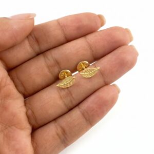 en_una_mano_de_mujer_202606091639 Topos Hoja 0.7gr / 7.6mm Oro Amarillo 18K