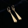 Candongas Lagrima 1.15 g / 4 cm Oro Amarillo 18K