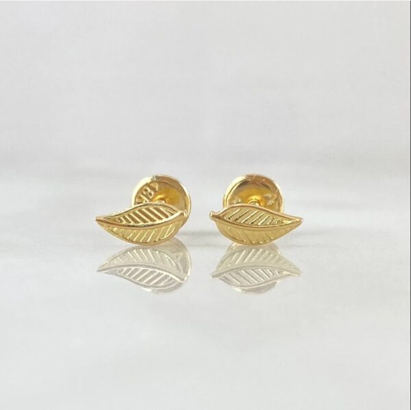 topos_hoja.png_202606091639 Topos Hoja 0.7gr / 7.6mm Oro Amarillo 18K