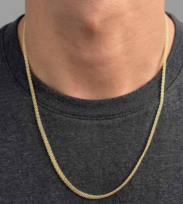 CHINA 1 Cadena China 5.4gr / 60cm / 2.9mm — Oro Amarillo