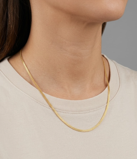 Cadena China 2.95gr / 45cm / 2mm  — Oro Amarillo