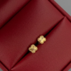 Topos Trebol Diamantado Oro amarillo 18k 0,55 Gr / 5,2 mm