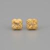 Topos Trebol Diamantado Oro amarillo 18k 0,55 Gr / 5,2 mm